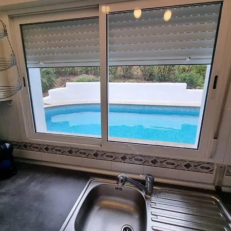 Feriehus Casa Ibicenca Con Piscina Privado Peñíscola