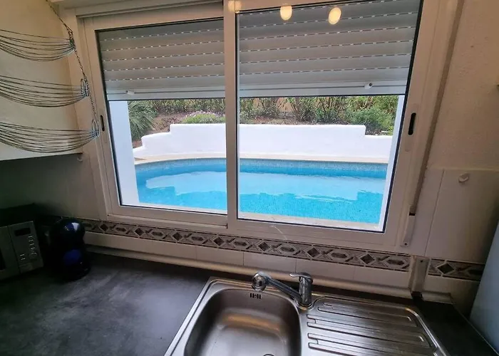 Сasa de vacaciones Casa Ibicenca Con Piscina Privado Peñíscola
